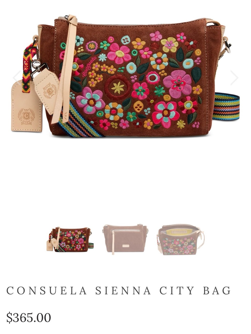 CONSUELA SIENNA CITY BAG